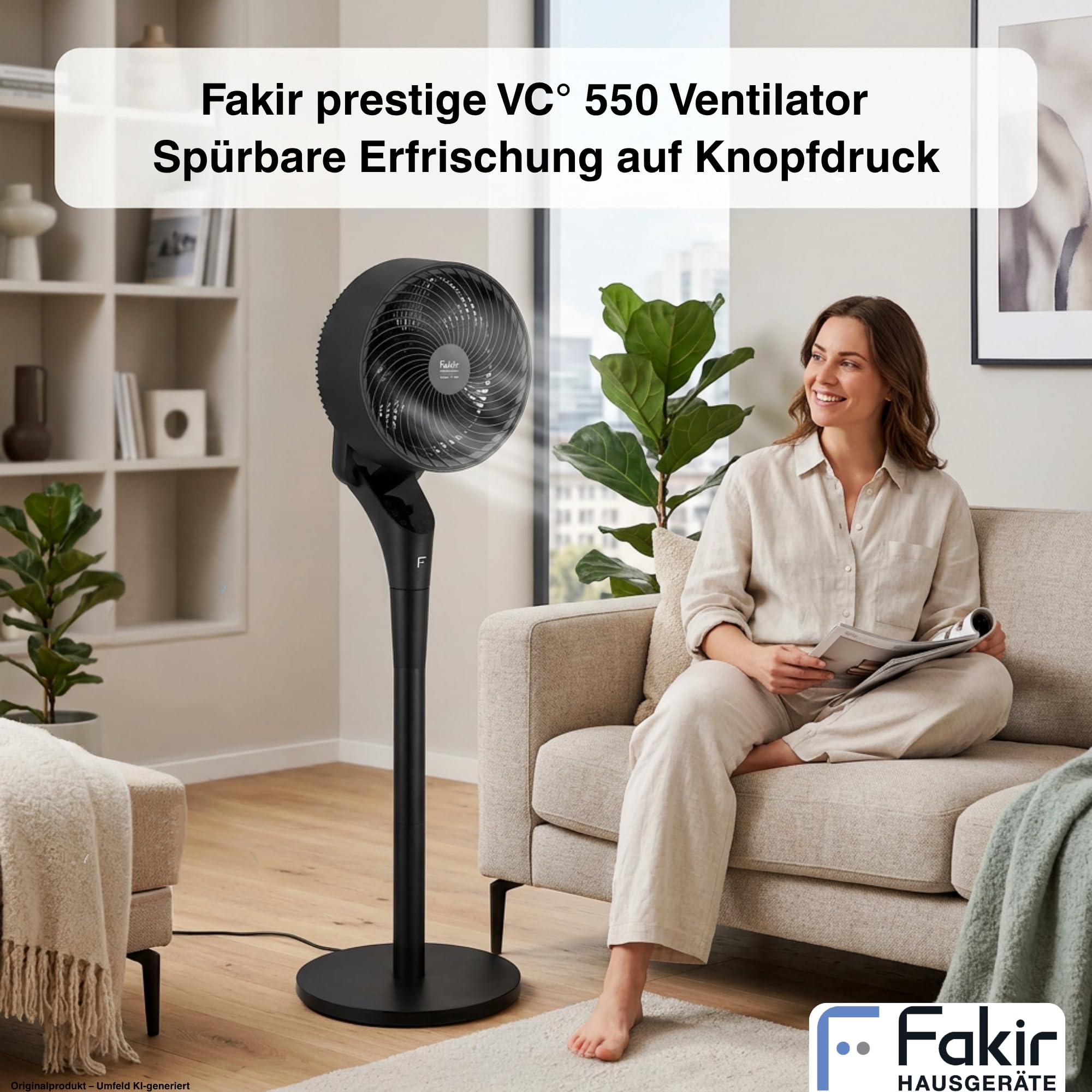 fakir-prestige-vc-550-standventilator-anthrazit-24-db image 2