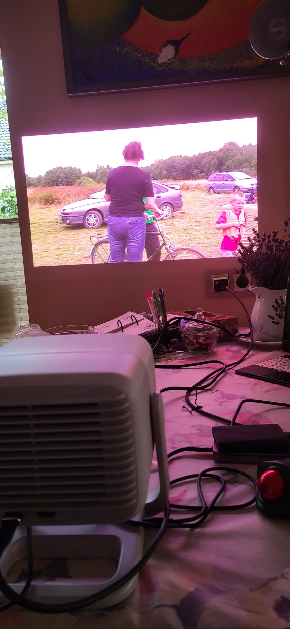 Scharfes Bild im Wohnzimmer