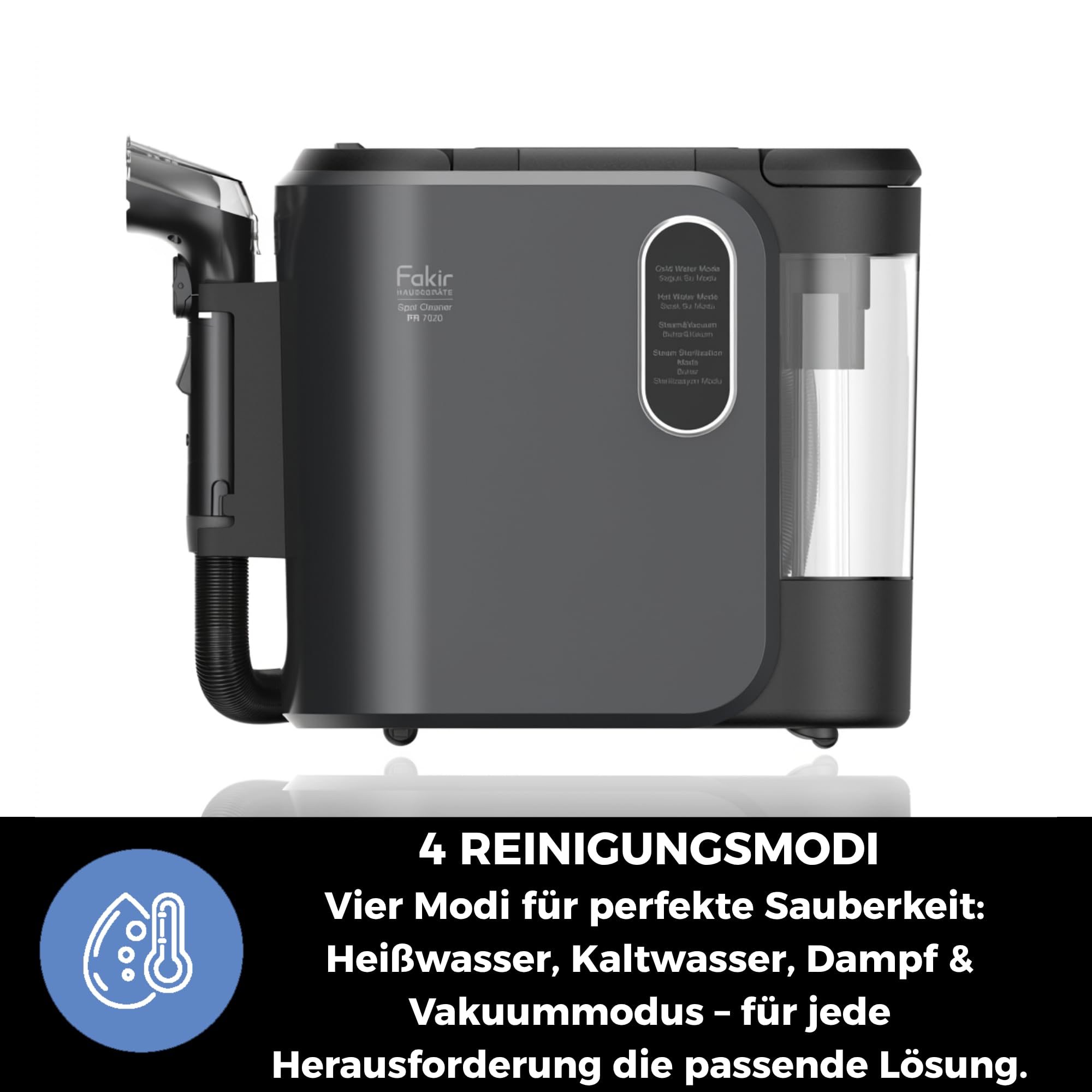 fakir-pr-7020-spot-cleaner-dampfreiniger-polsterreiniger-2000w image 3