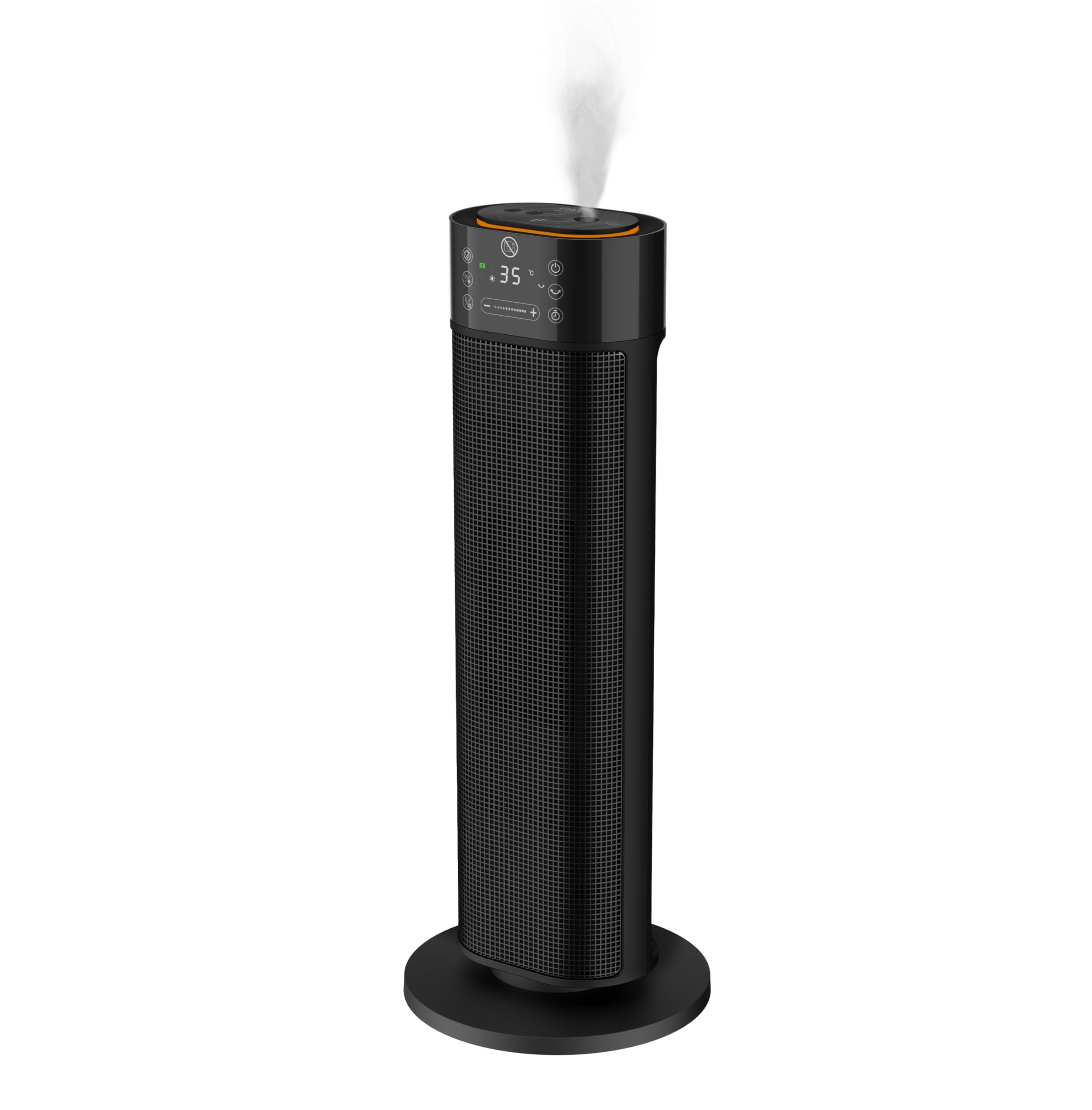 fakir-ht-1000-turmheizl-fter-2000w-mit-befeuchter-schwarz image 1