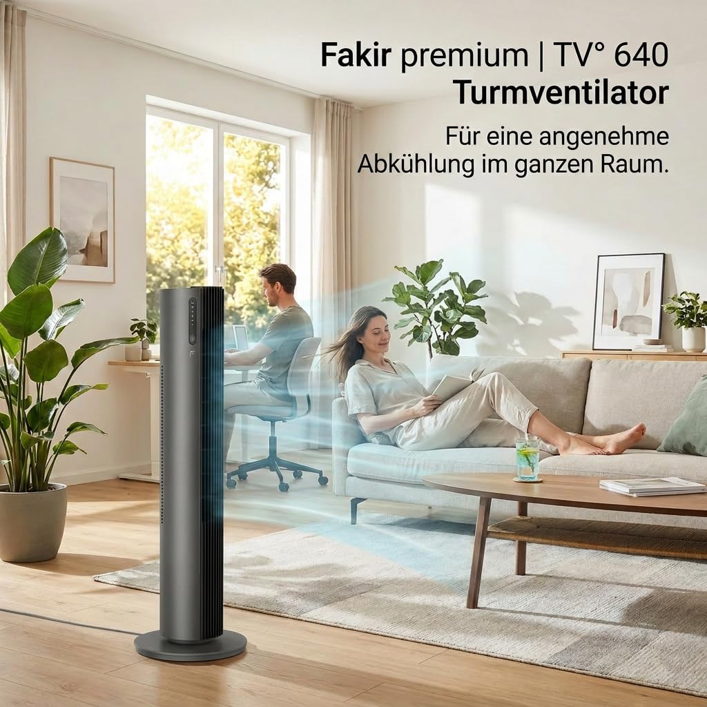 fakir-tv-640-turmventilator-anthrazit-leise-32-db image 4