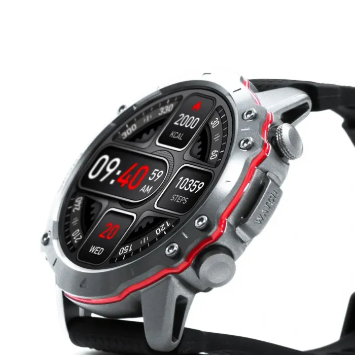 kiano-watch-sport-smartwatch-silber-sportuhr image 7