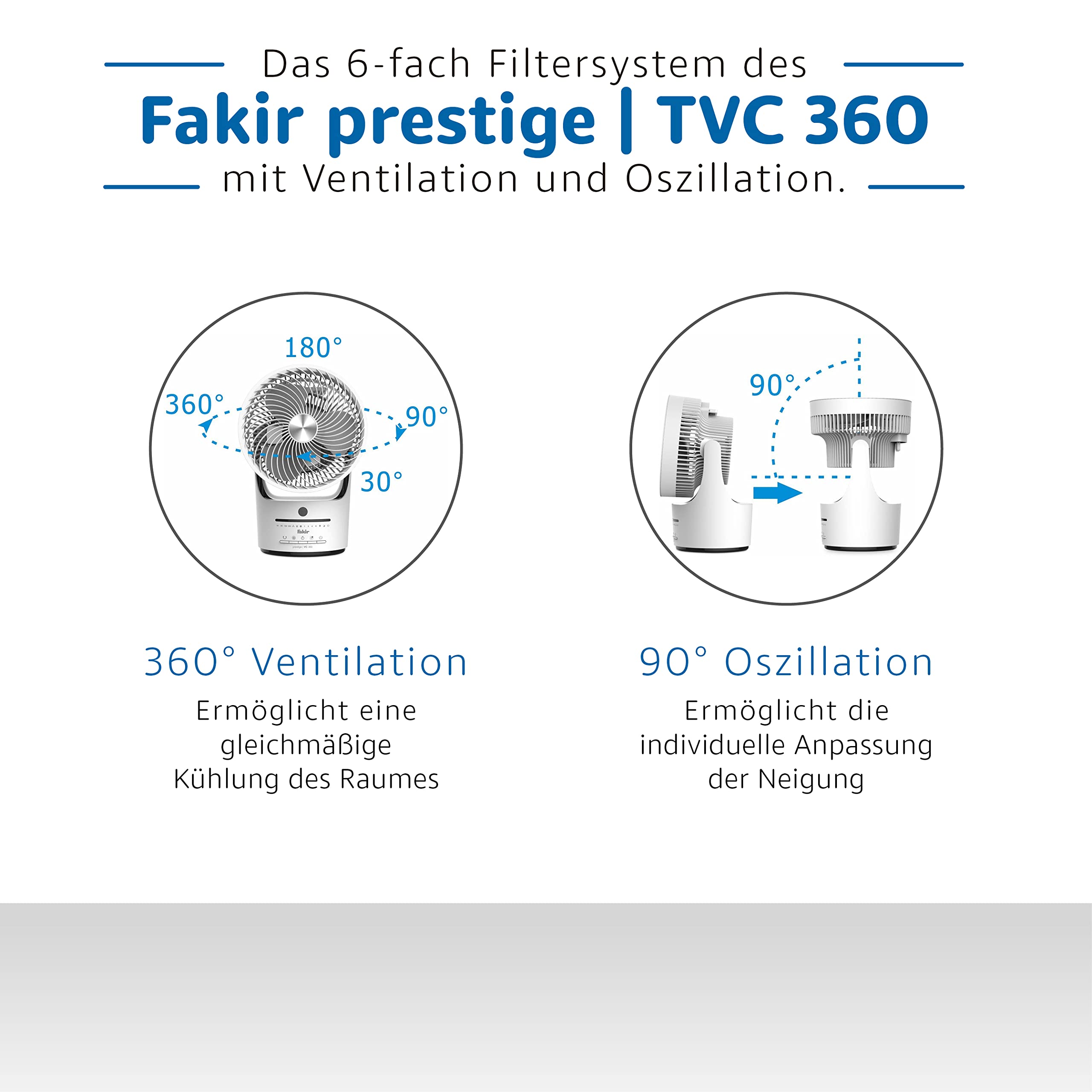 fakir-prestige-tvc-360-tischventilator-45w-wei-schwarz image 5