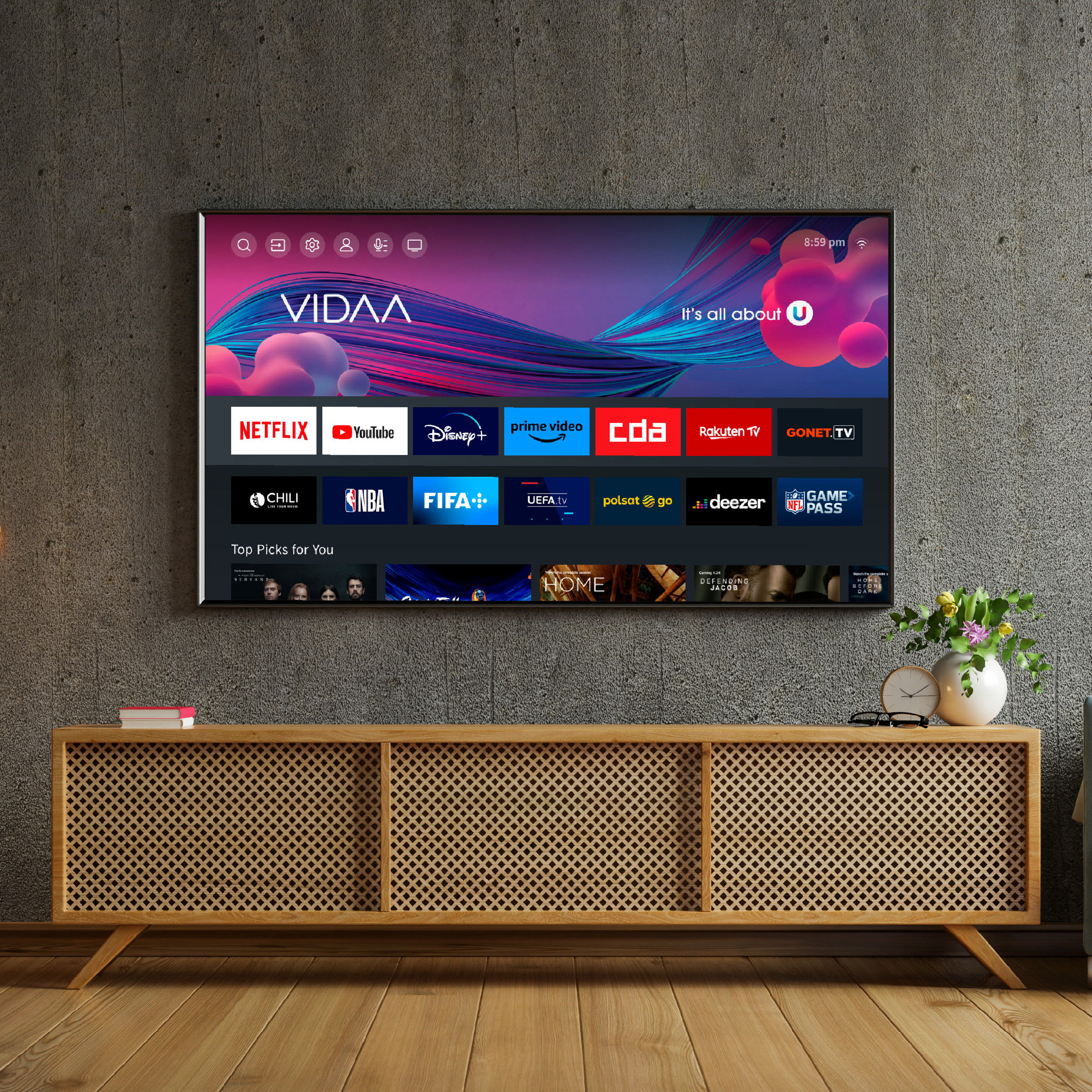 kiano-elegance-tv-50-4k-uhd-fernseher-vidaa-smart-tv image 8