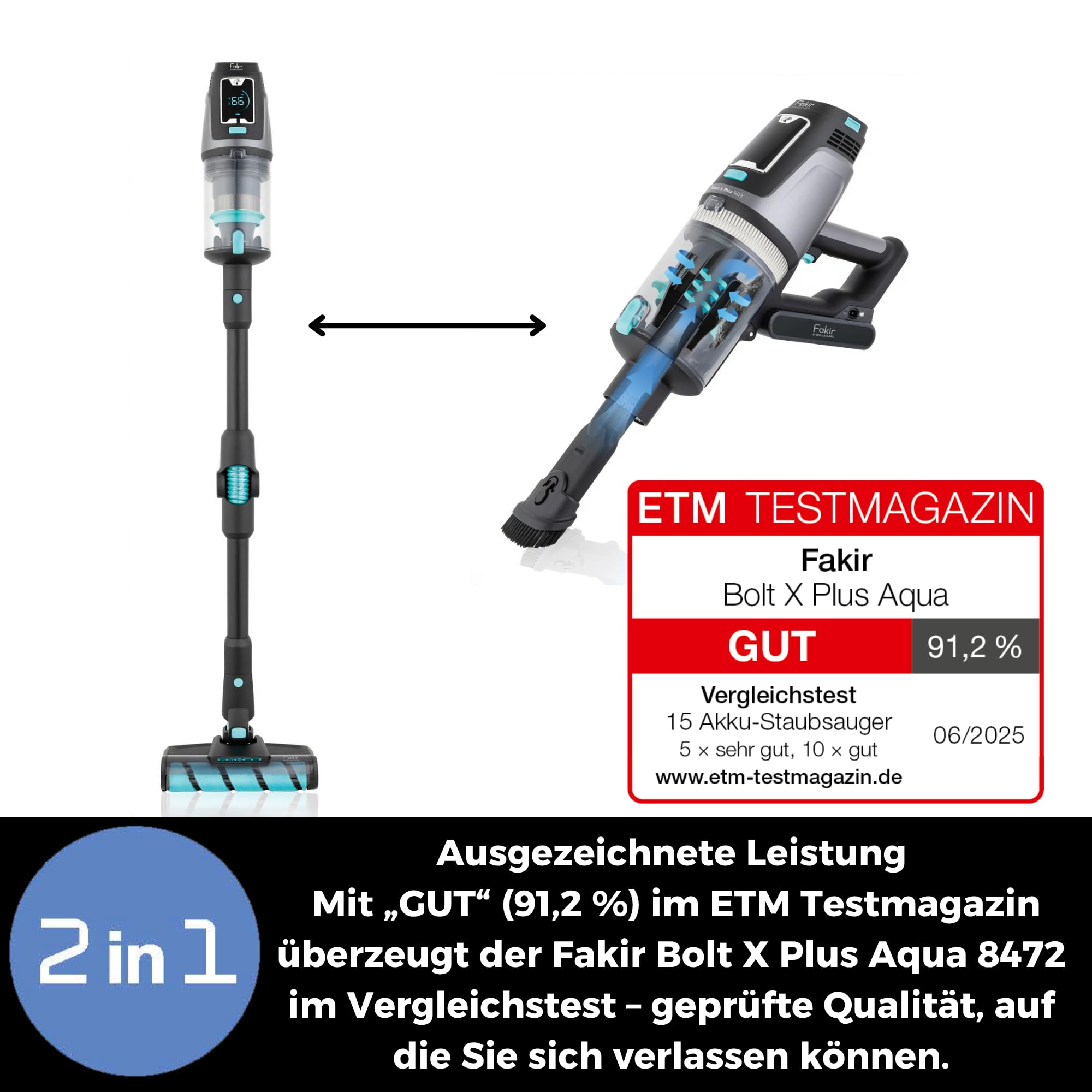 fakir-bolt-x-plus-aqua-8472-akkusauger-beutellos-mit-wischfunktion image 4