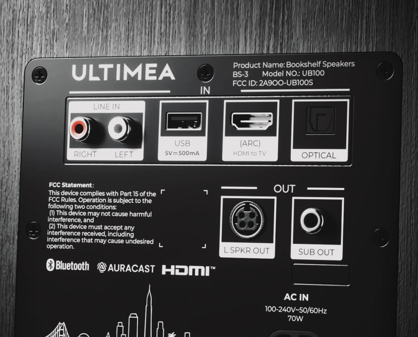 ultimea-bs-3-regallautsprecher-paar-bluetooth-70w image 2