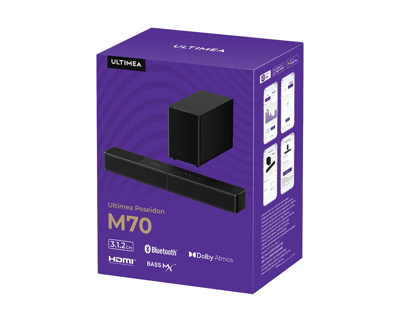 ultimea-poseidon-m70-3-1-2-soundbar-dolby-atmos-subwoofer image 7