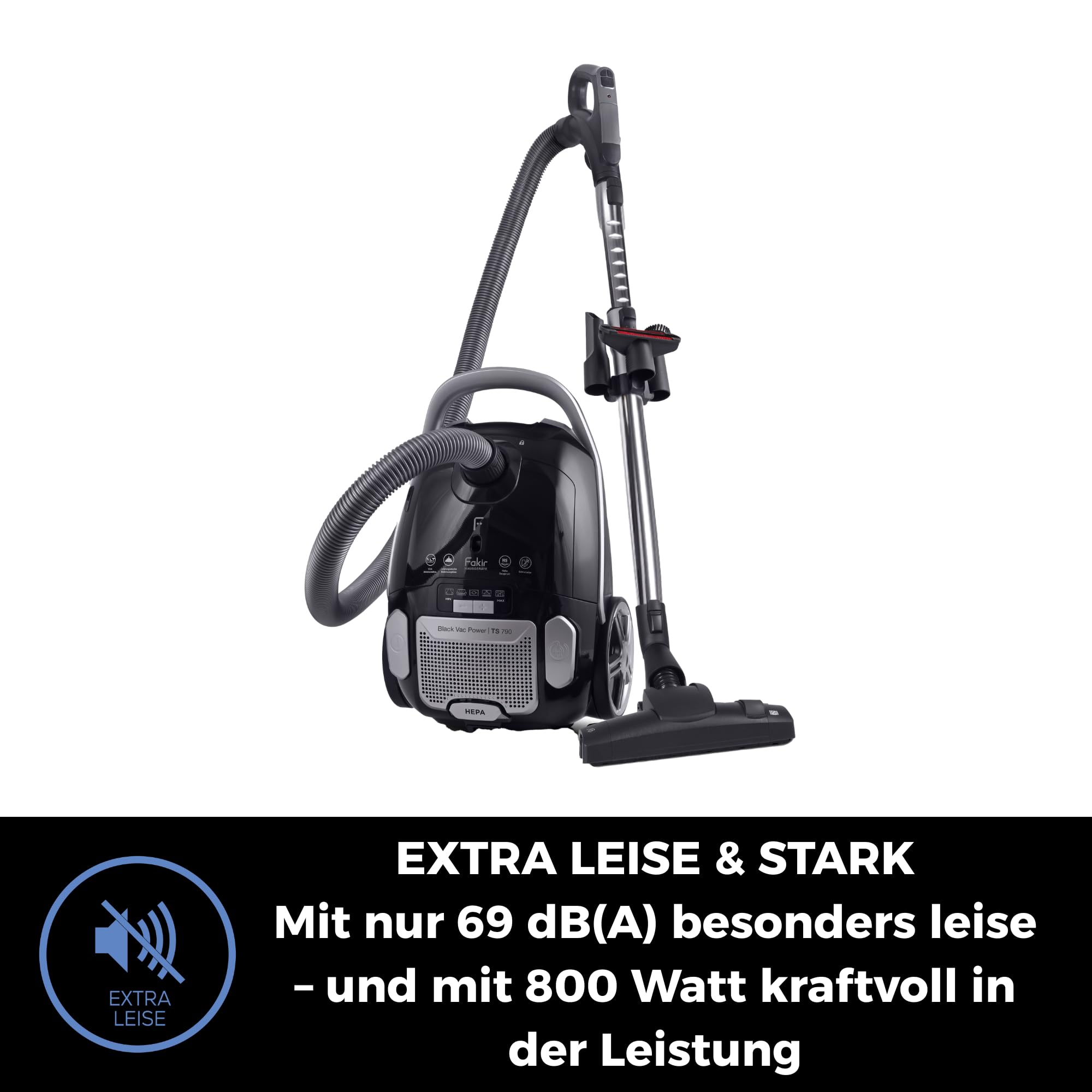 fakir-black-vac-power-ts-790-staubsauger-800w-3l image 3