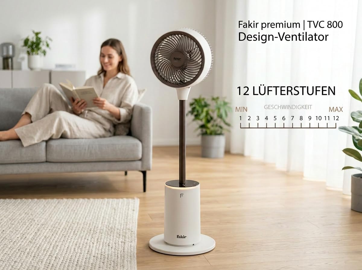 fakir-tvc-800-ventilator-wei-braun-26db-3d-oszillation image 5