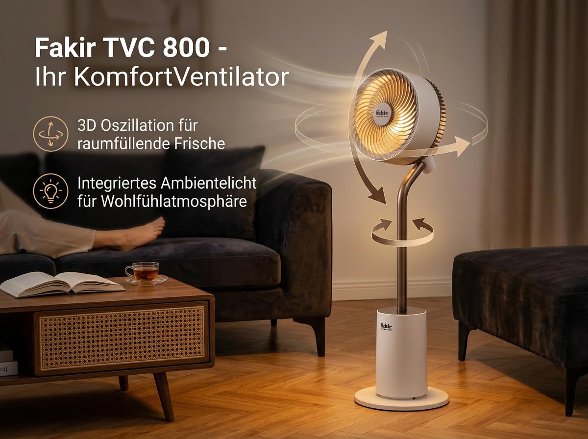 fakir-tvc-800-ventilator-wei-braun-26db-3d-oszillation image 3