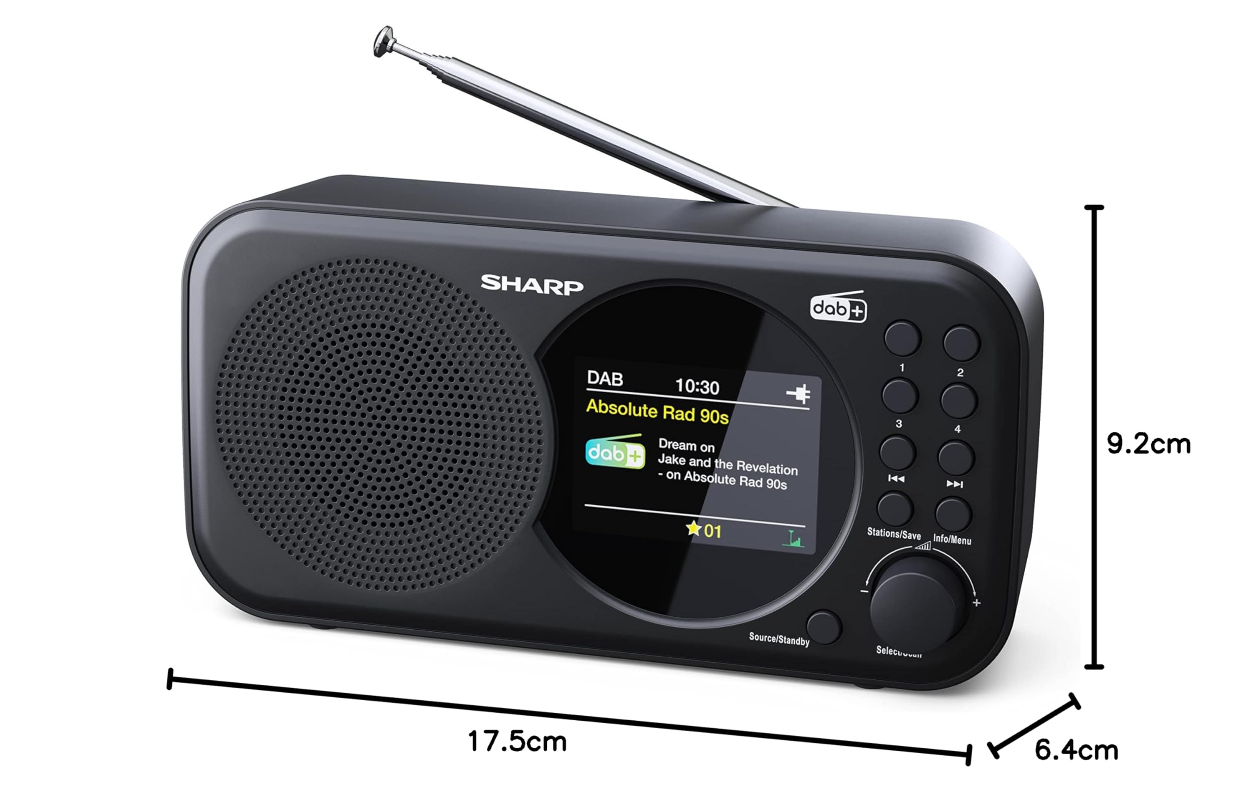 sharp-dr-p320-digitalradio-dab-fm-bluetooth-schwarz image 3
