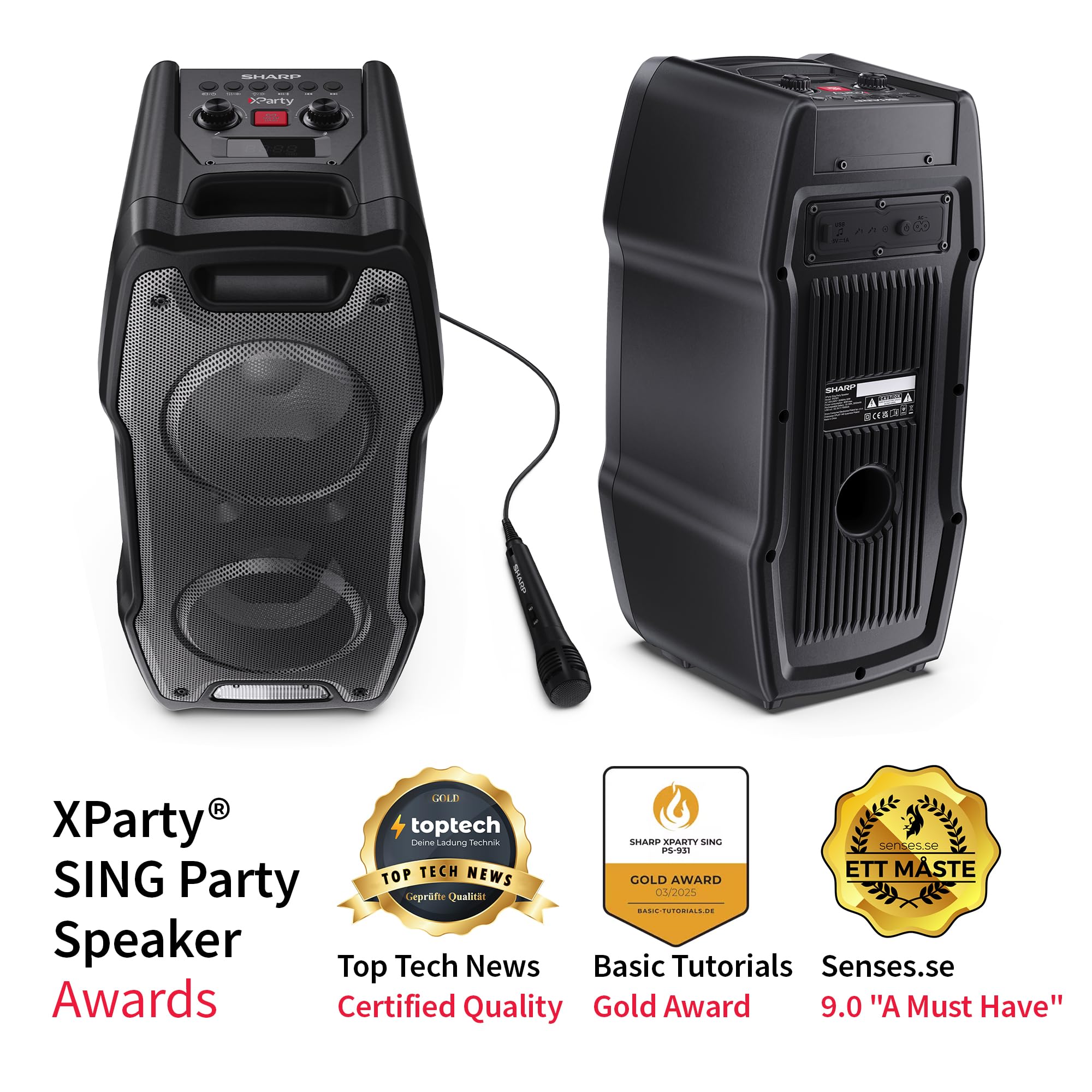 sharp-ps-931-party-lautsprecher-180w-bluetooth-karaoke image 6