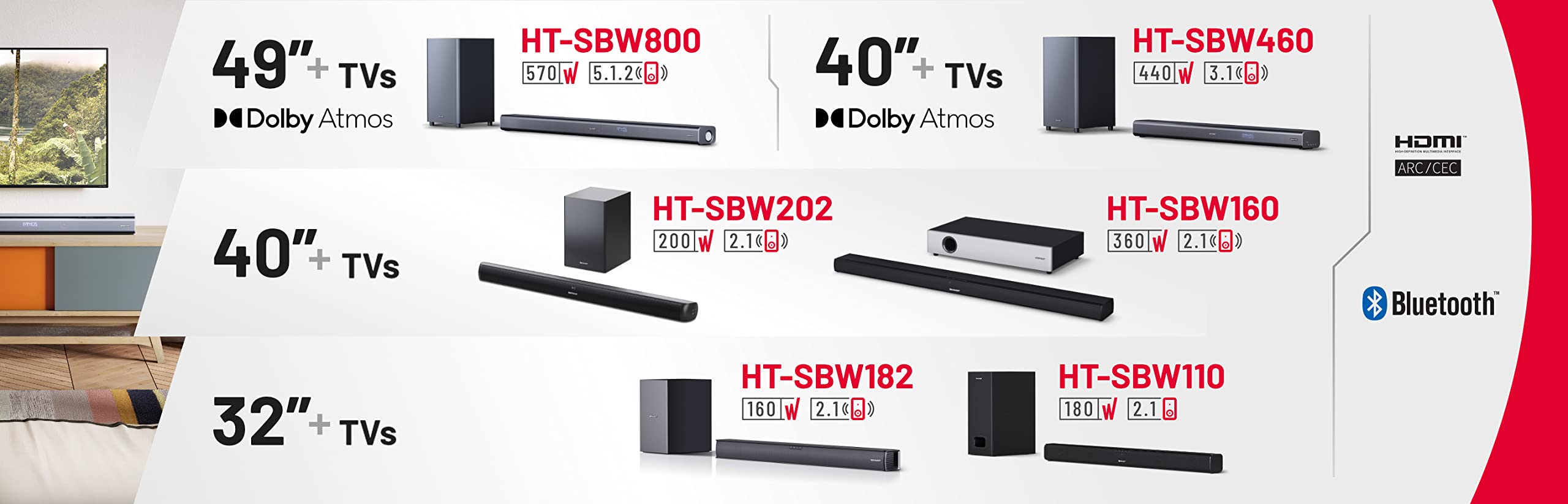 sharp-ht-sbw160-2-1-soundbar-360w-mit-subwoofer-schwarz image 7