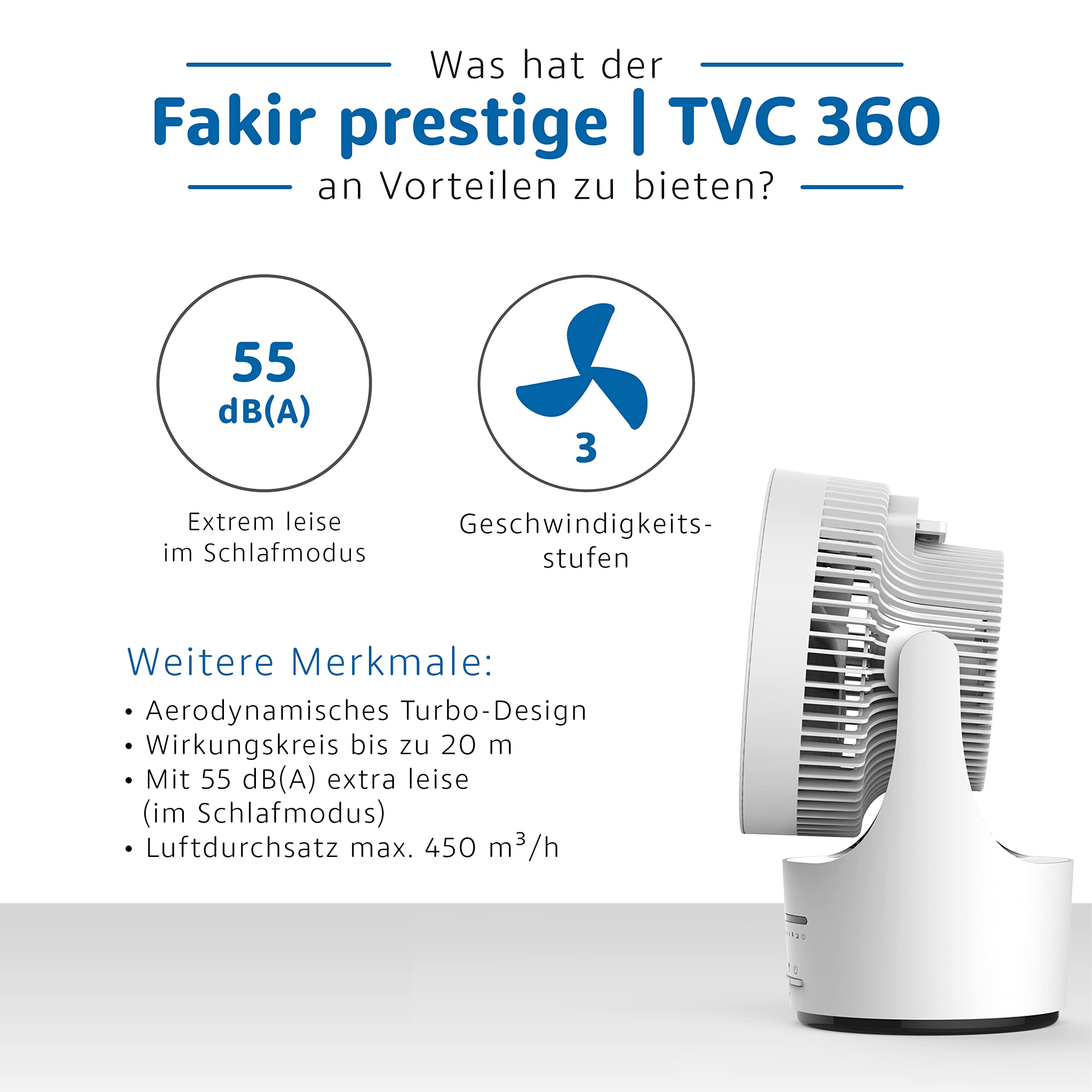 fakir-prestige-tvc-360-tischventilator-45w-wei-schwarz image 6