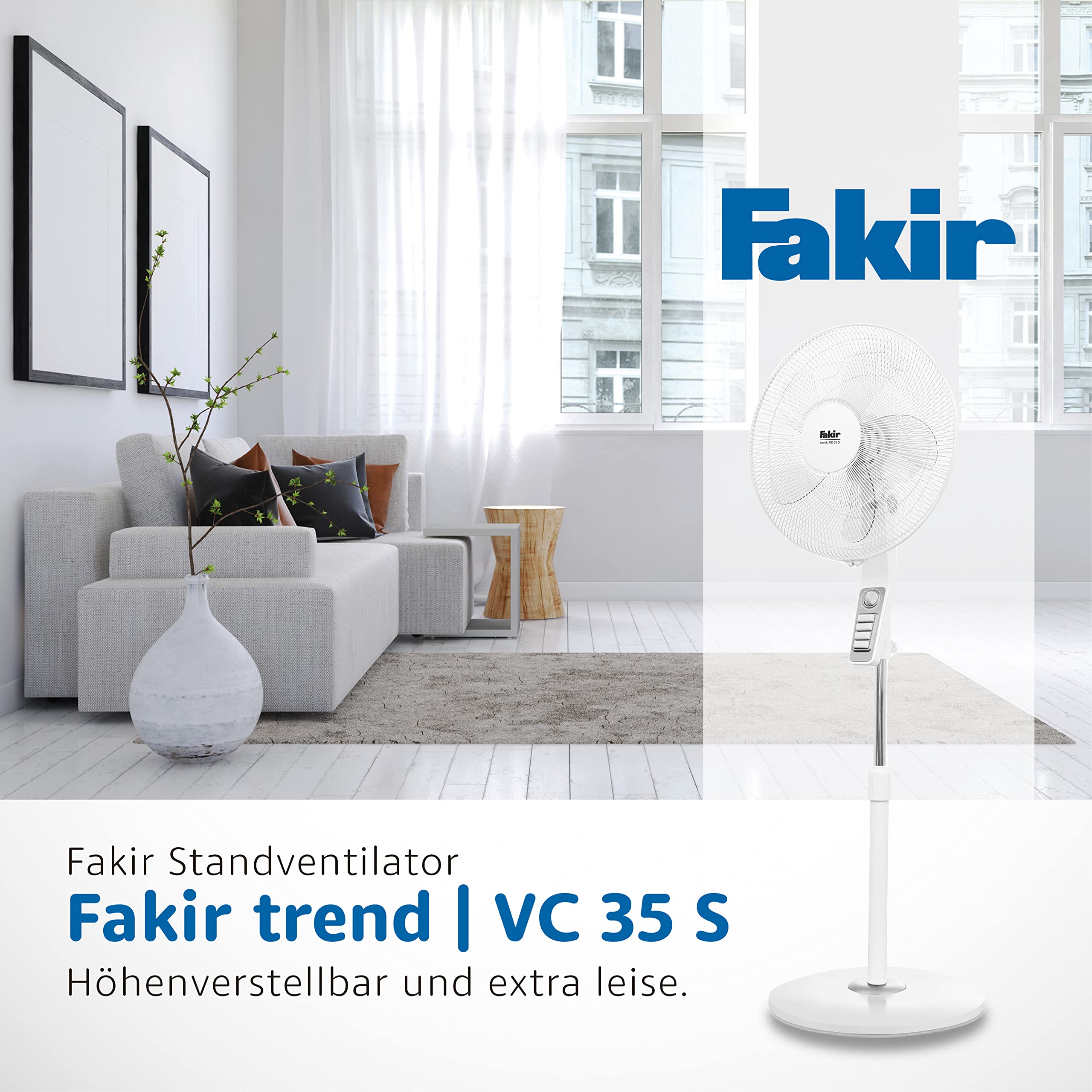 fakir-trend-vc-35-s-standventilator-wei-42-db-leise image 2