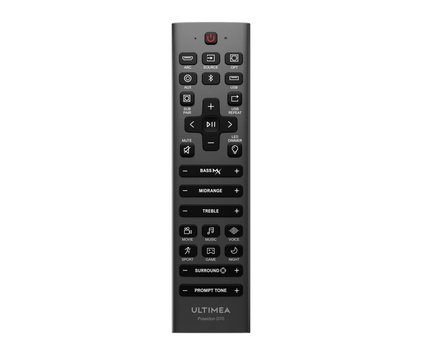 ultimea-poseidon-d70-soundbar-fernbedienung-ersatz image 1