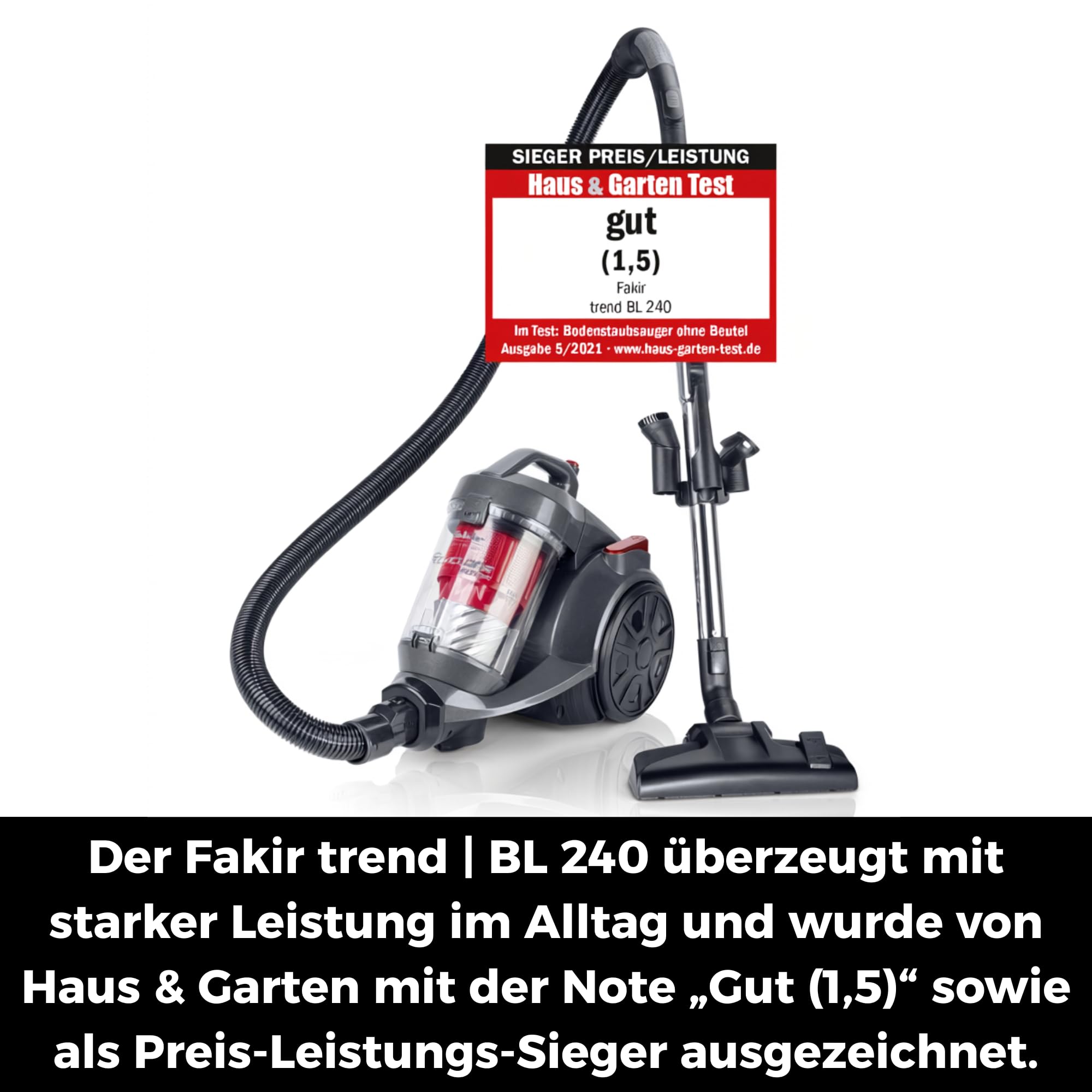 fakir-bl-240-trend-staubsauger-beutellos-700w-anthrazit-rot image 6
