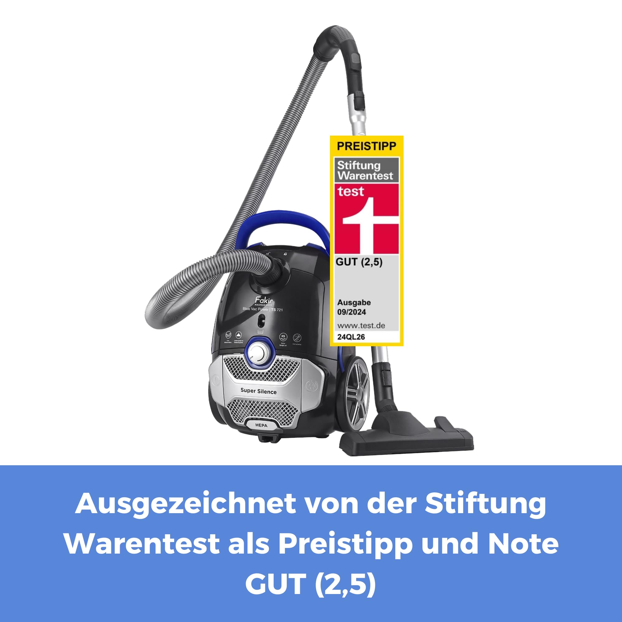 fakir-blue-vac-power-ts-721-staubsauger-800w-hepa-h14 image 3