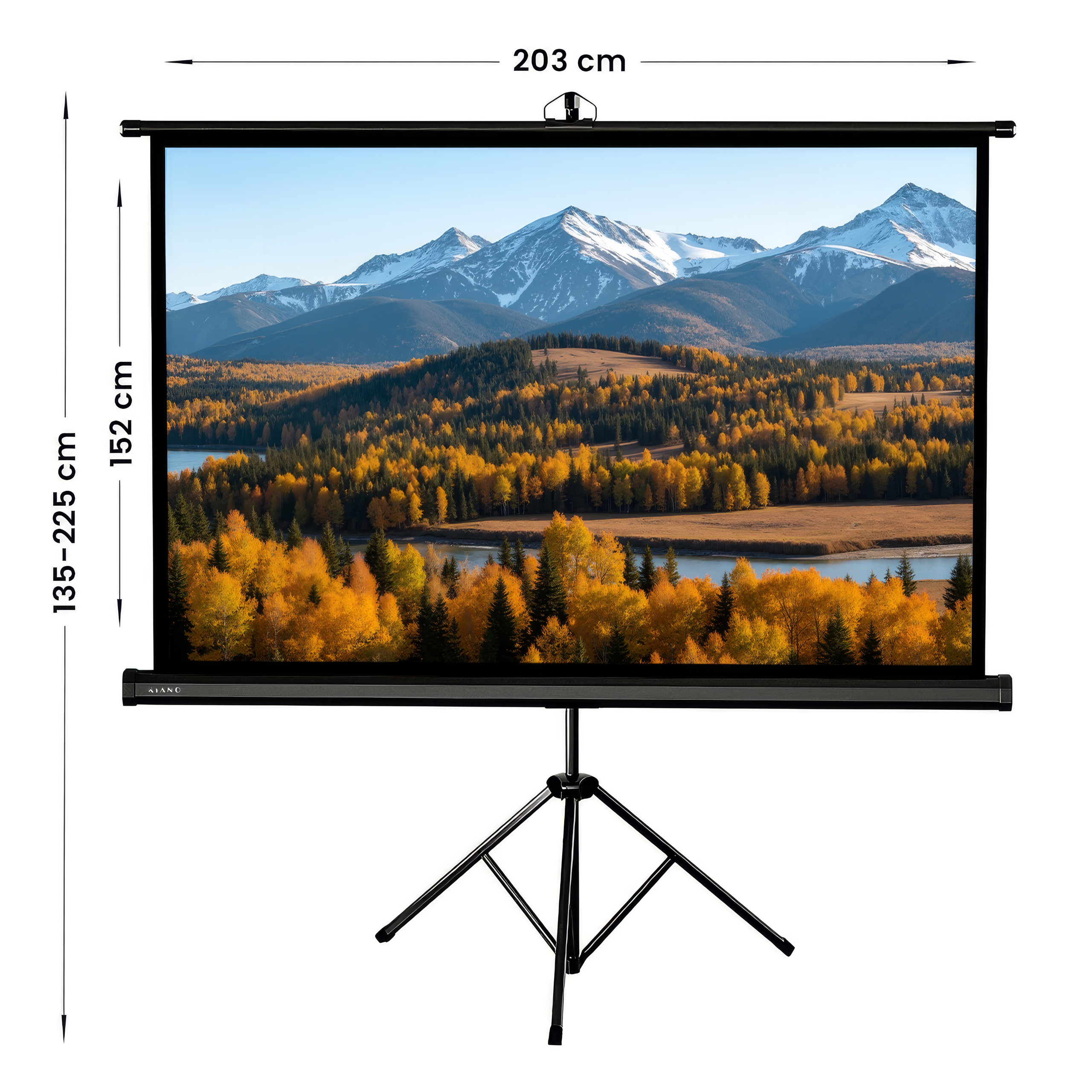 kiano-screen-tripod-100-fg-leinwand-4-3-stativ image 2