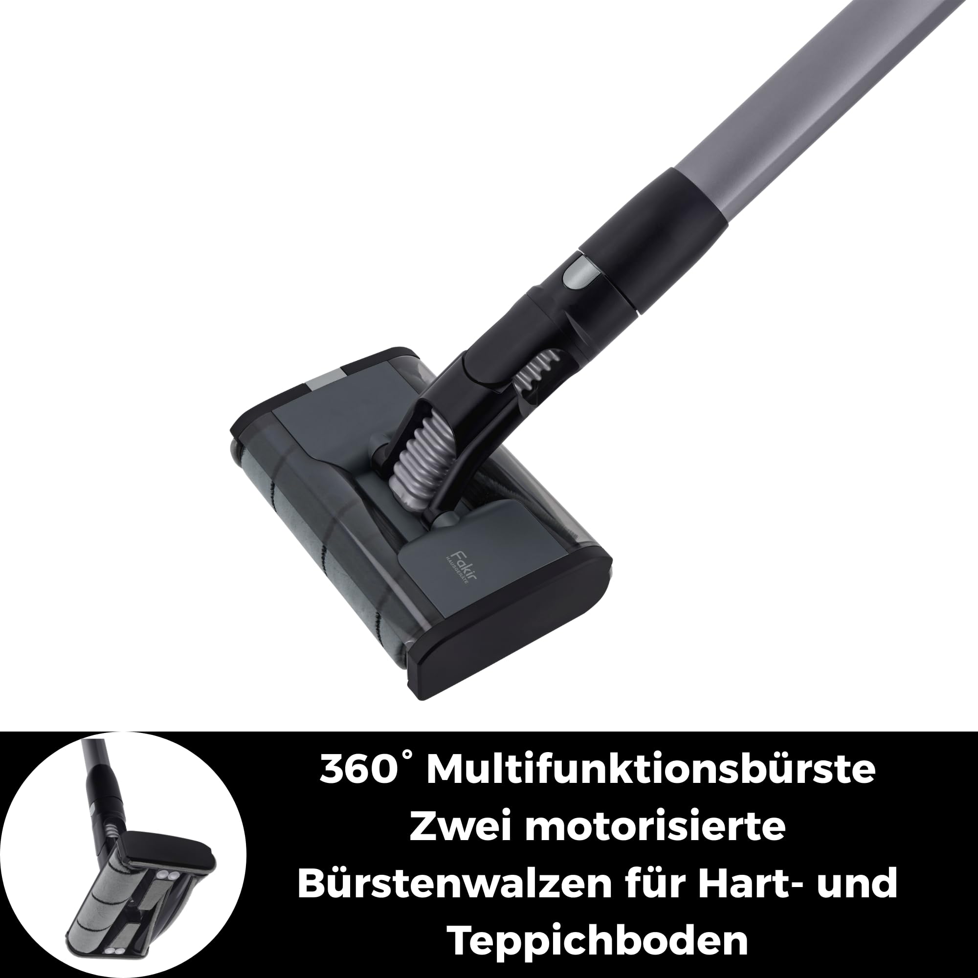 fakir-as-1480-lt-akku-staubsauger-180w-30-min-laufzeit image 5