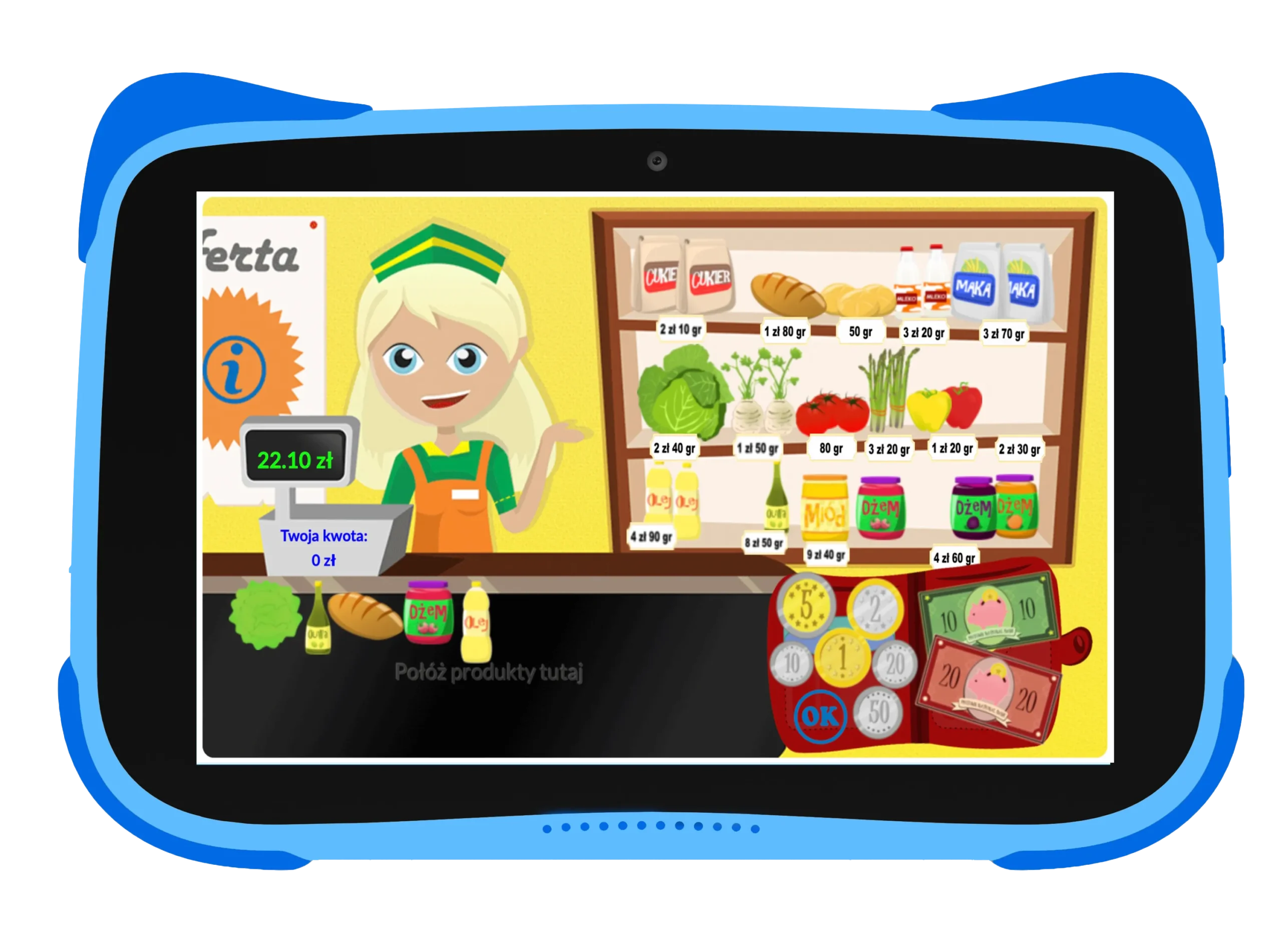 kiano-alpha-kid-tablet-kinder-tablet-blau-lern-tablet image 7