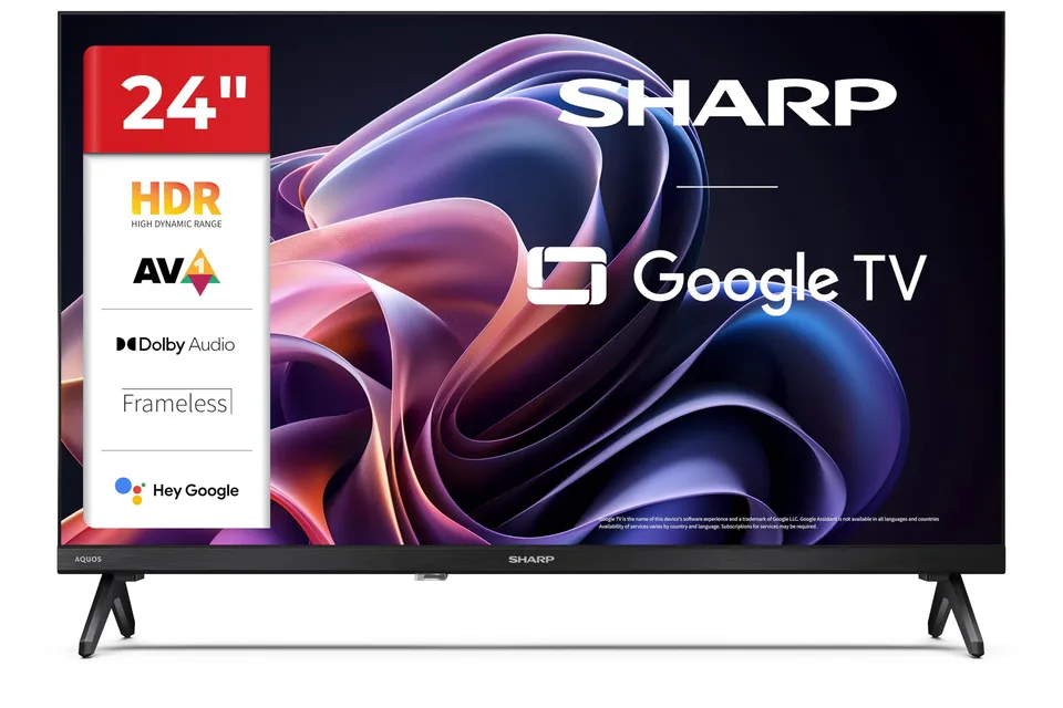 sharp-24hf2365e-24-zoll-fernseher-hd-google-tv-schwarz image 1