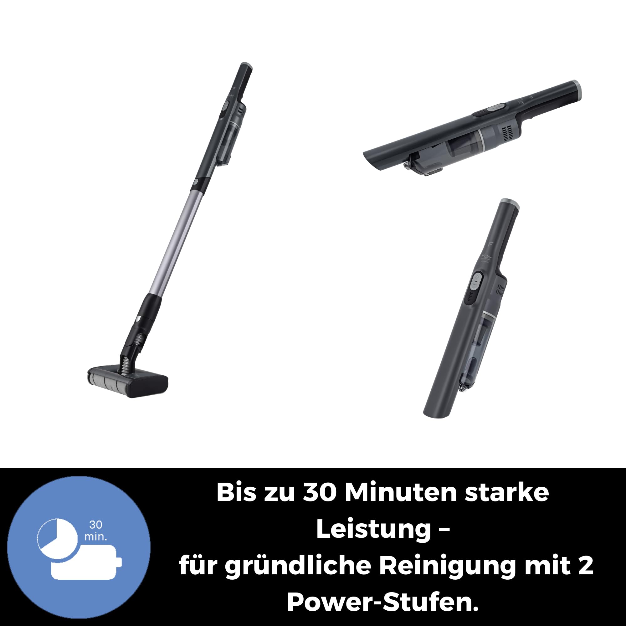 fakir-as-1480-lt-akku-staubsauger-180w-30-min-laufzeit image 4