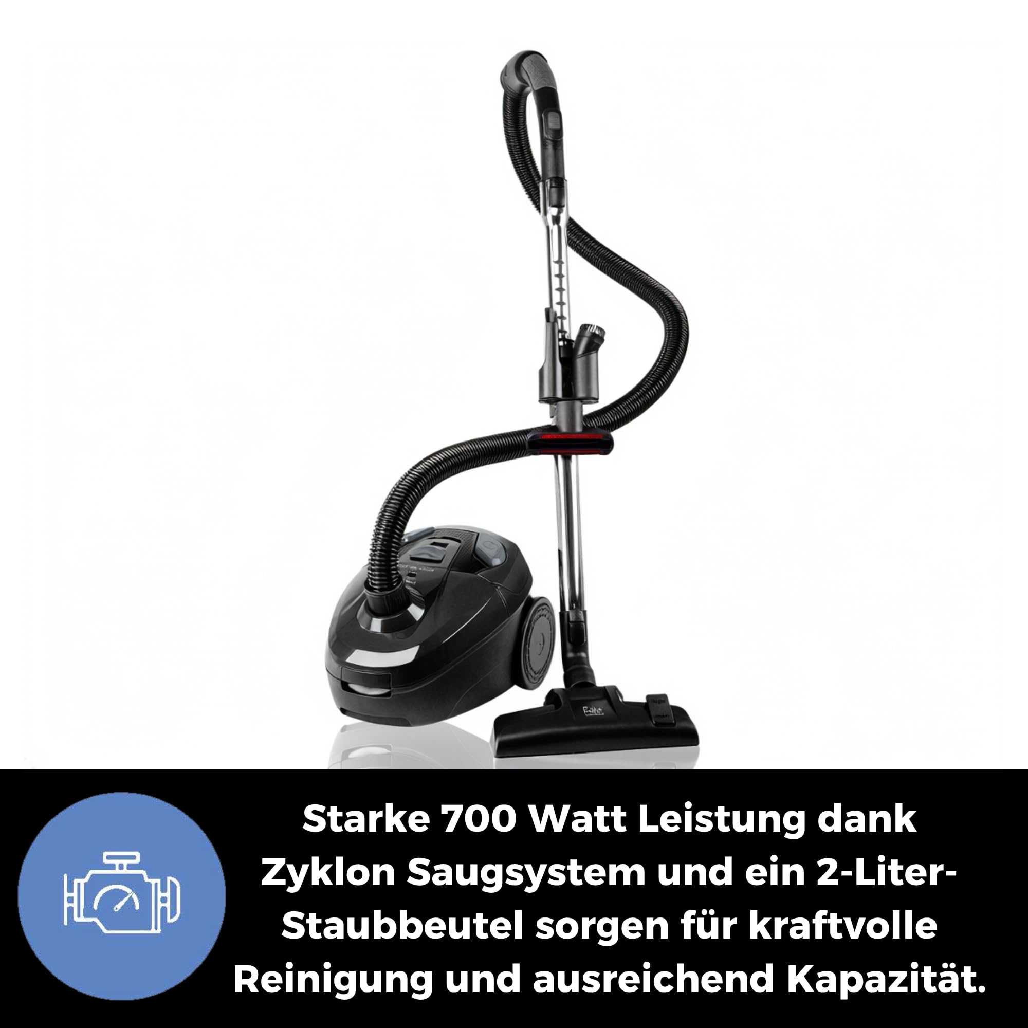 fakir-trend-ts-122-staubsauger-700w-epa-filter-2l-beutel image 4