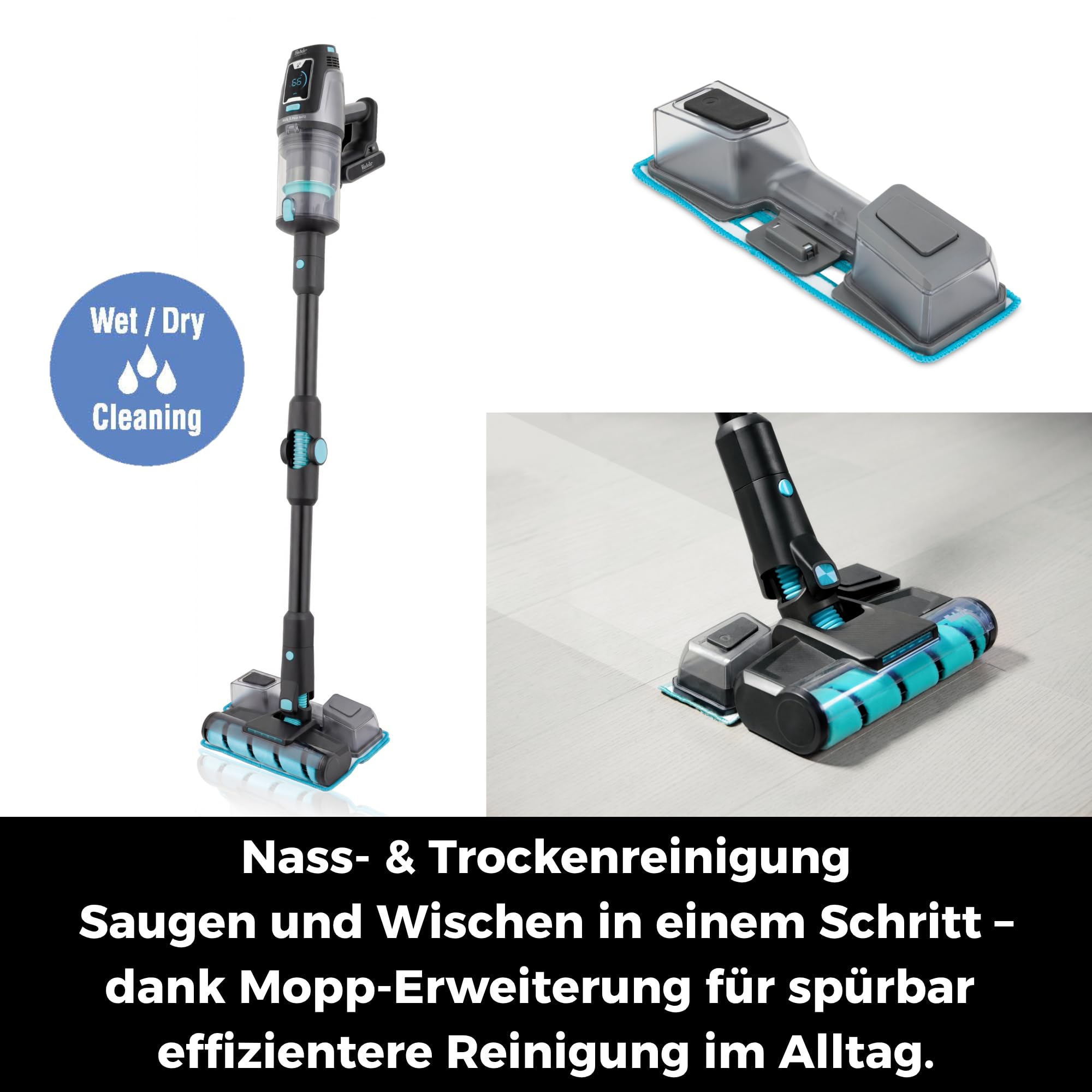 fakir-bolt-x-plus-aqua-8472-akkusauger-beutellos-mit-wischfunktion image 5