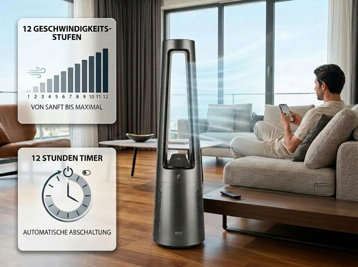 fakir-tvl-100-turmventilator-fl-gellos-30db-anthrazit image 6