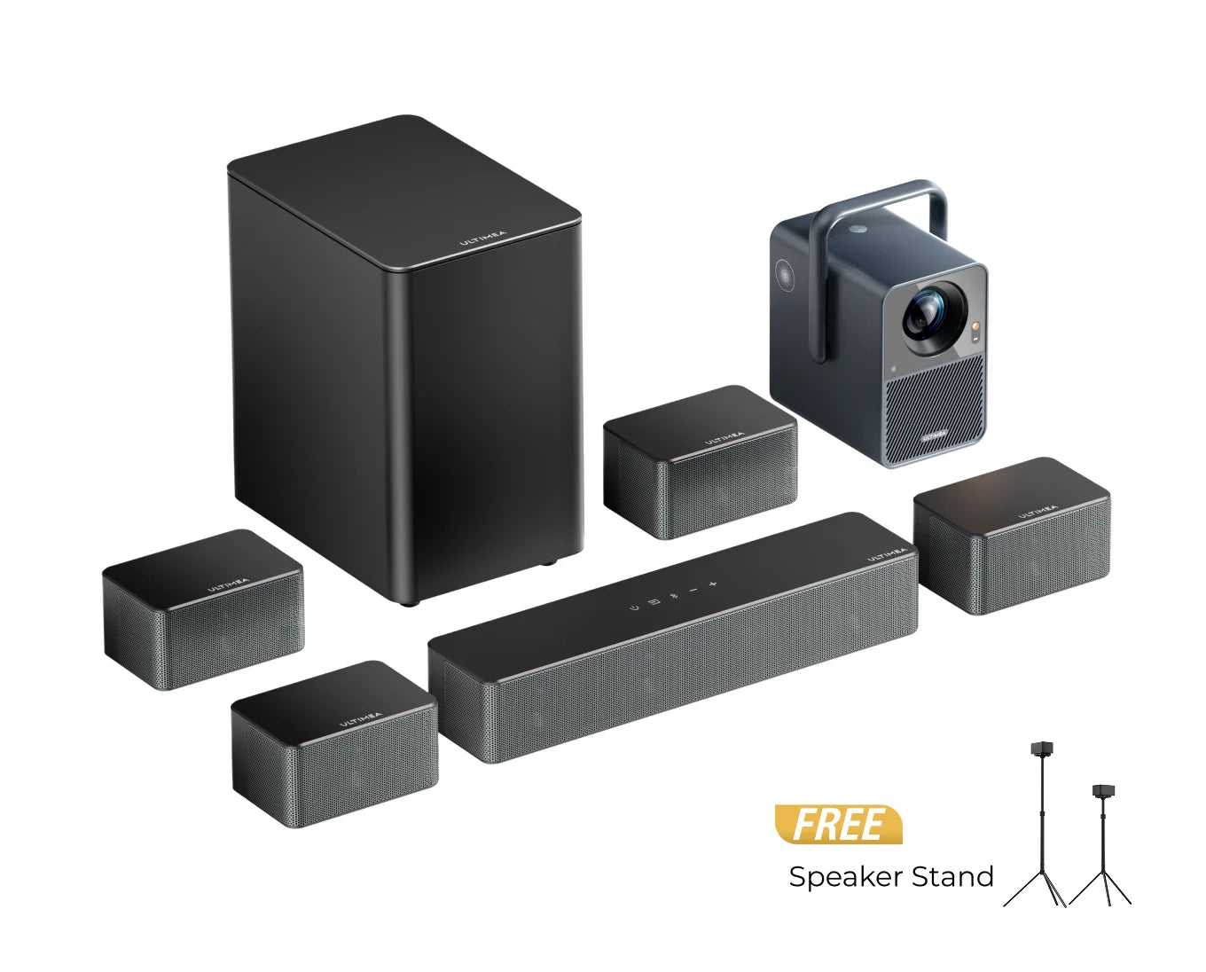 ultimea-poseidon-e40-beamer-d70-7-1-soundbar-bundle-full-hd image 1