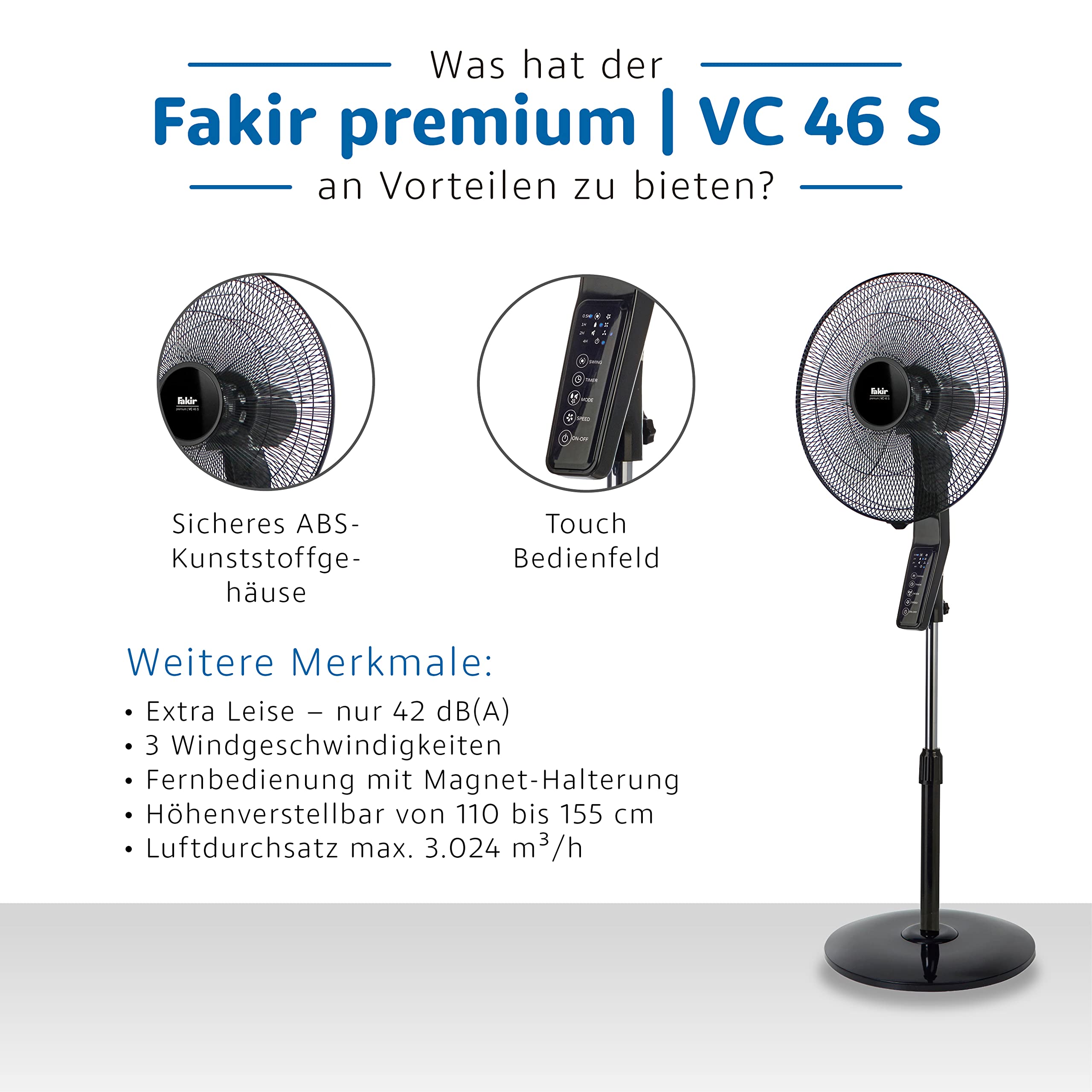 fakir-vc-46-s-standventilator-wei-60w-mit-fernbedienung image 5