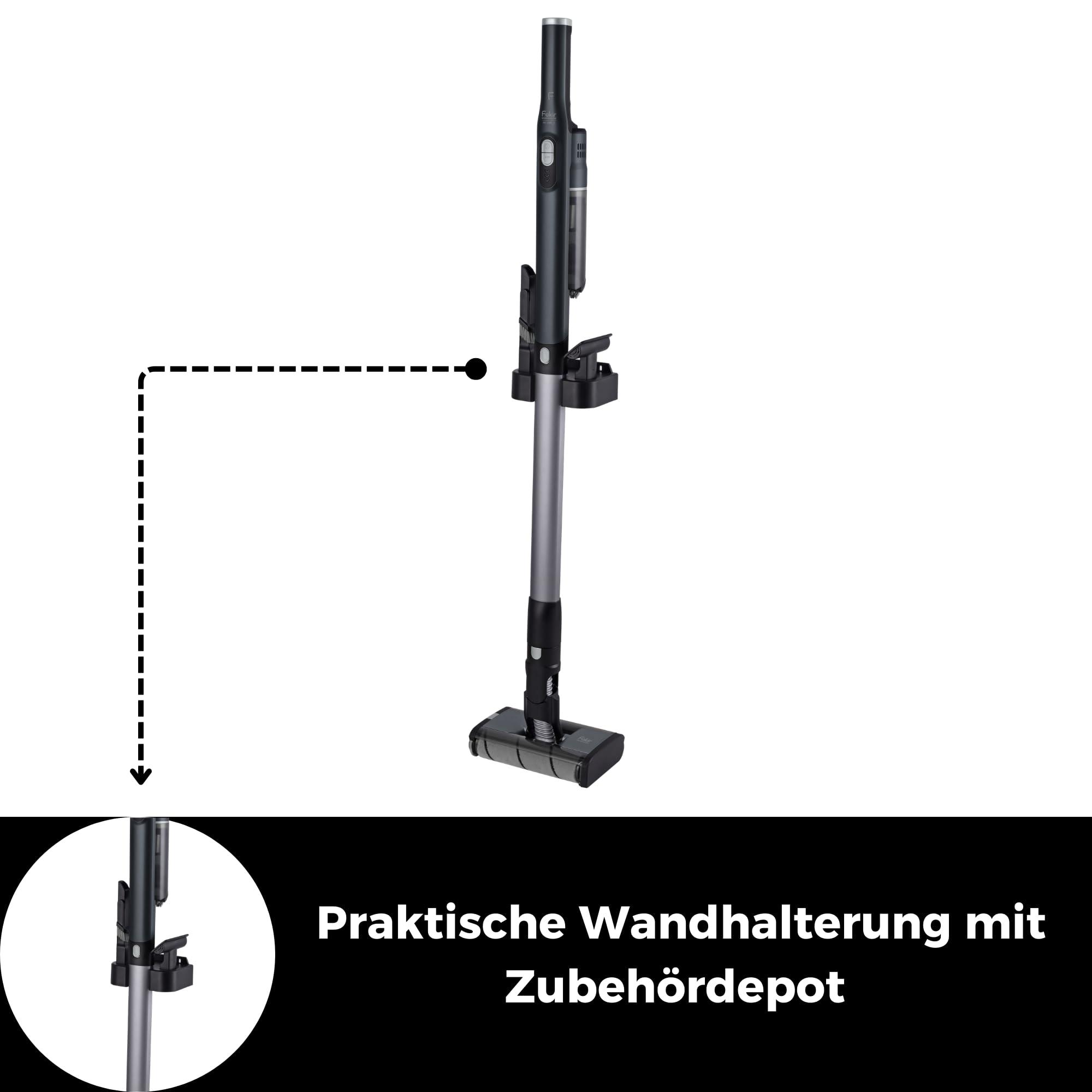 fakir-as-1480-lt-akku-staubsauger-180w-30-min-laufzeit image 6