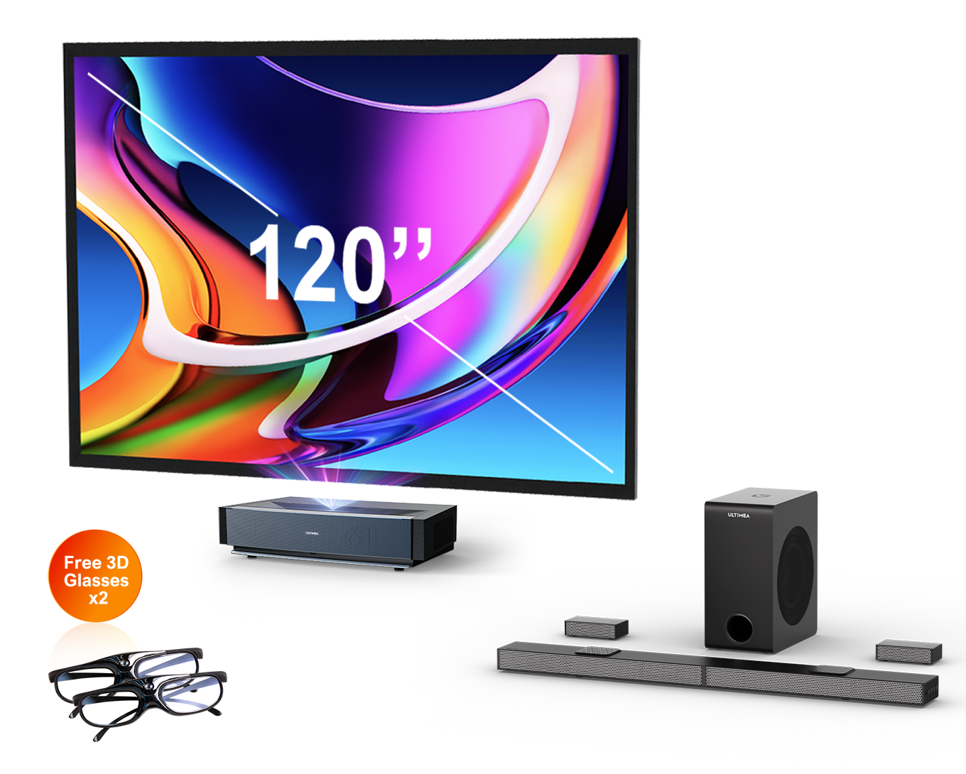 ultimea-thor-t60-laser-tv-nova-s80-100-zoll-leinwand image 2