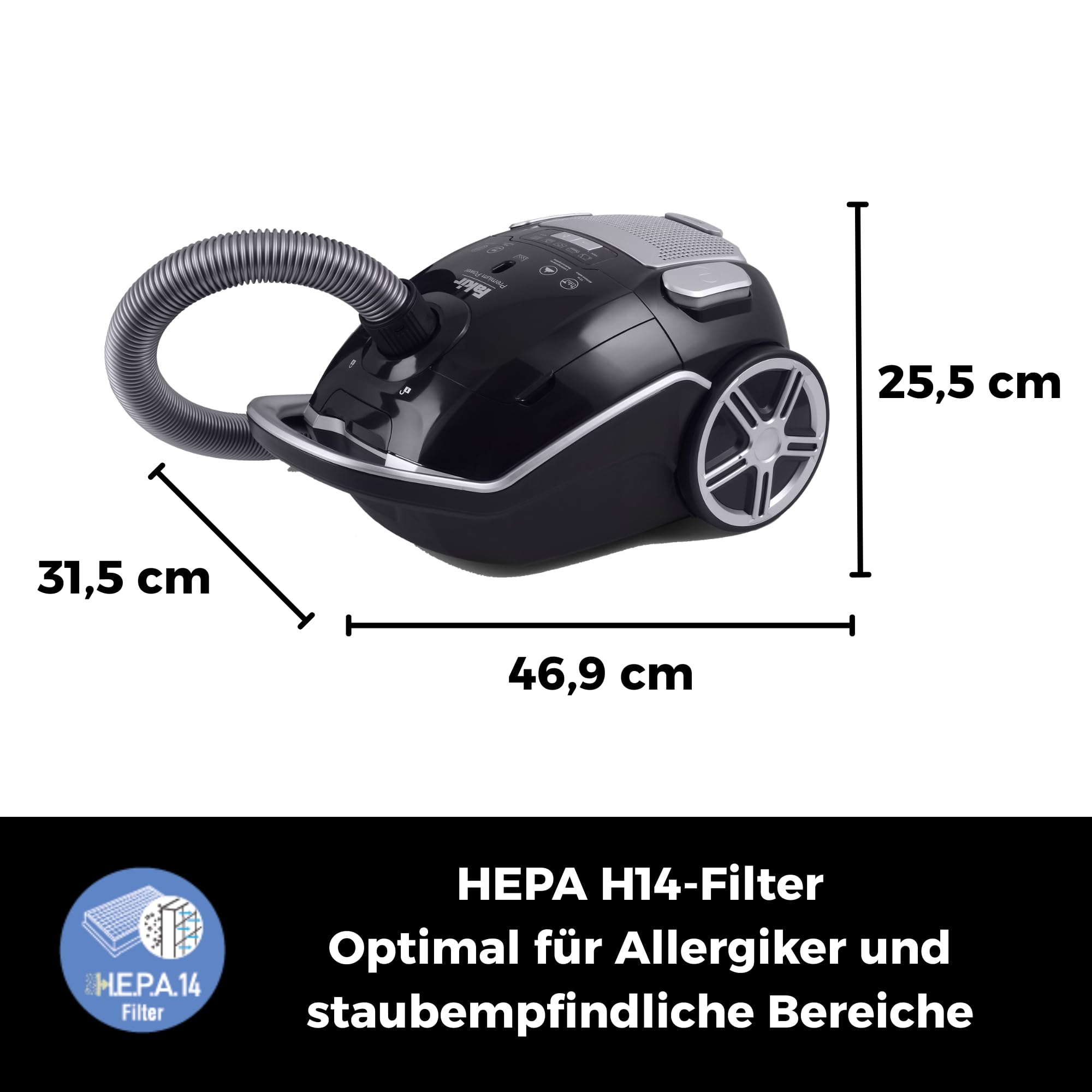 fakir-black-vac-power-ts-790-staubsauger-800w-3l image 4