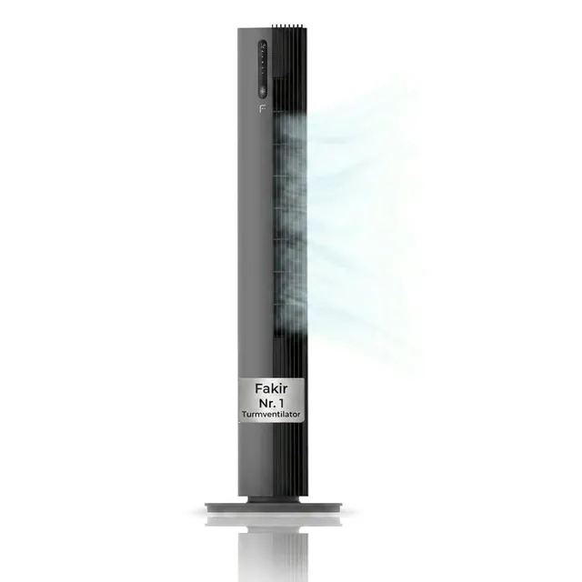 fakir-tv-640-turmventilator-anthrazit-leise-32-db image 1