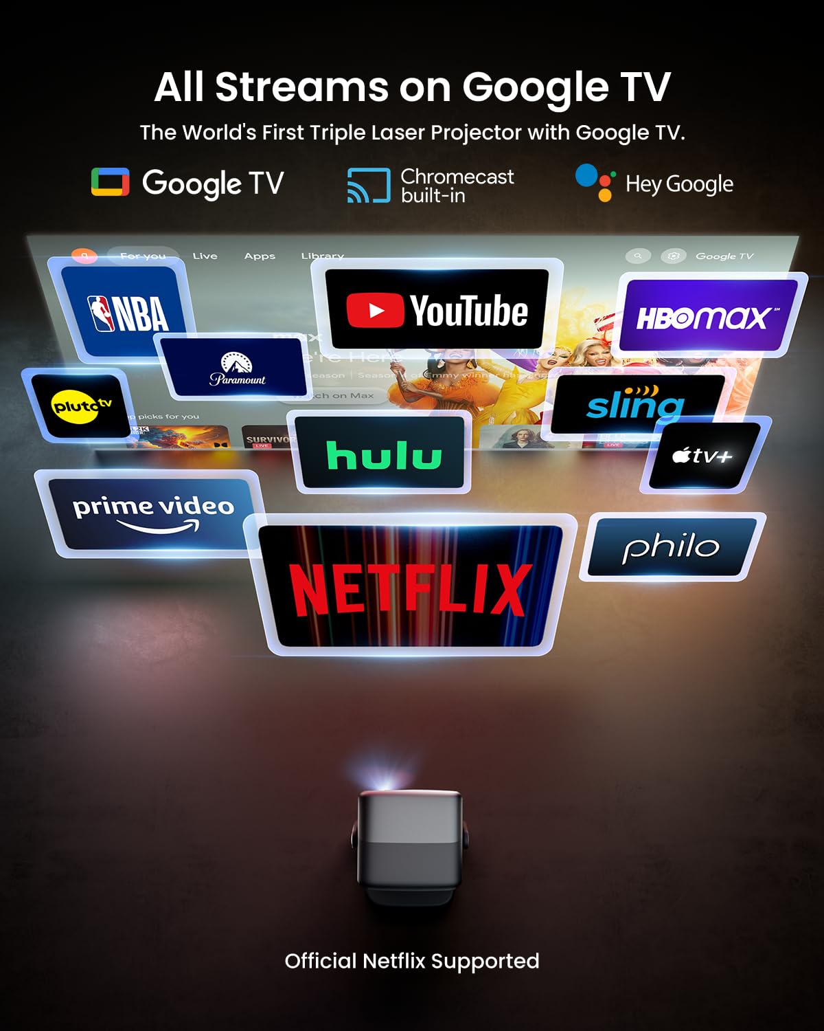 jmgo-n1s-ultra-4k-beamer-mit-deckenhalterung image 2