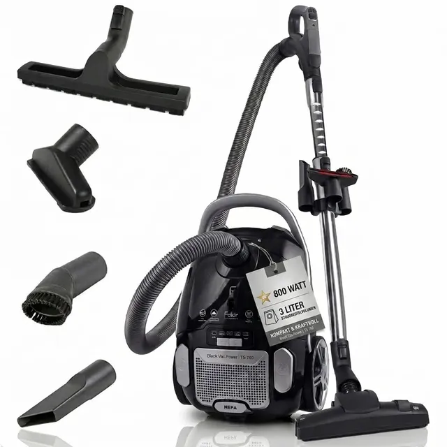 fakir-black-vac-power-ts-790-staubsauger-800w-3l image 1