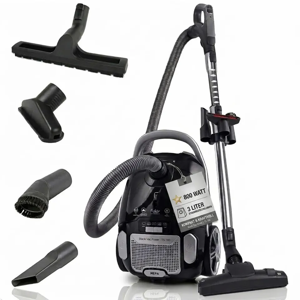 fakir-black-vac-power-ts-790-staubsauger-800w-3l image 1