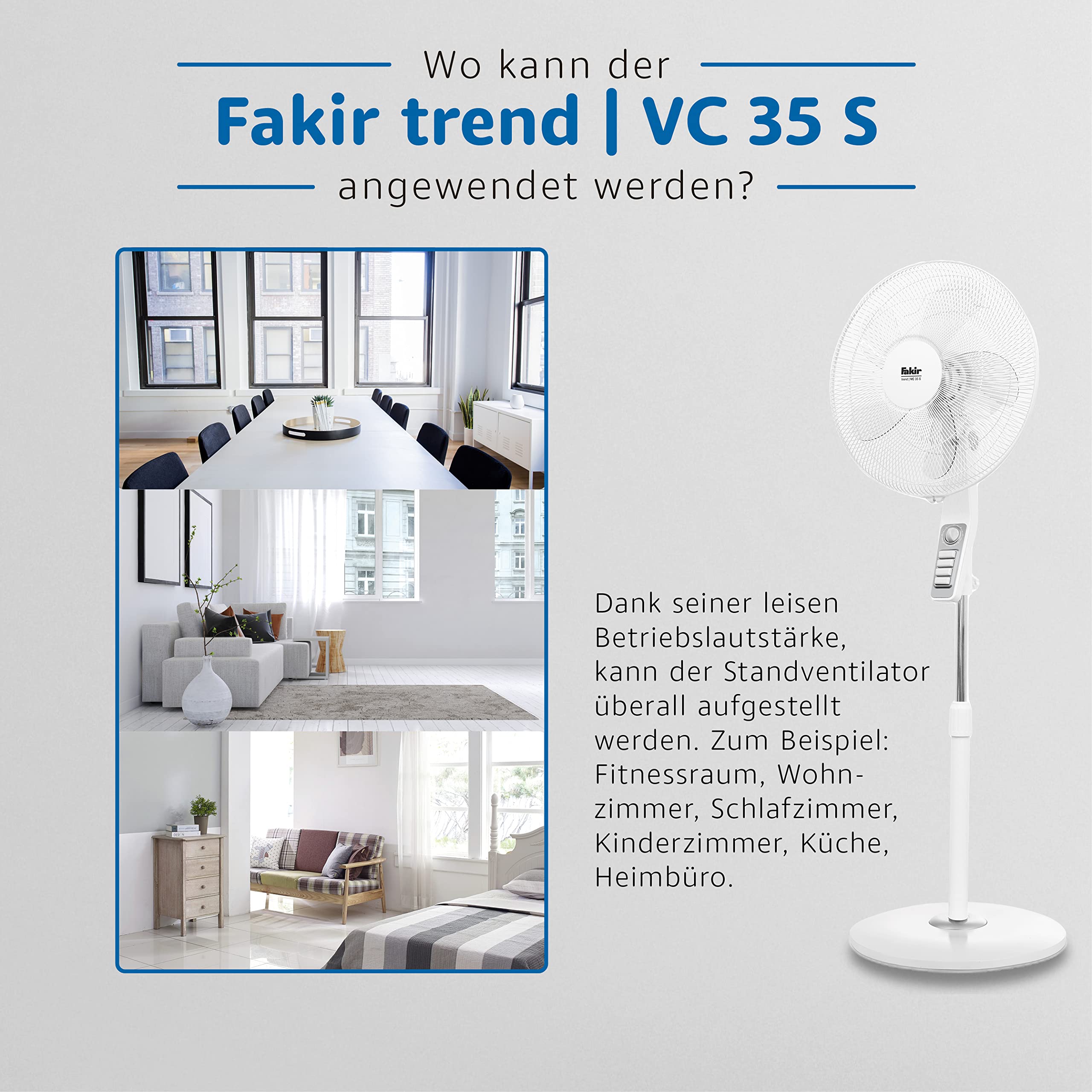 fakir-trend-vc-35-s-standventilator-wei-42-db-leise image 4
