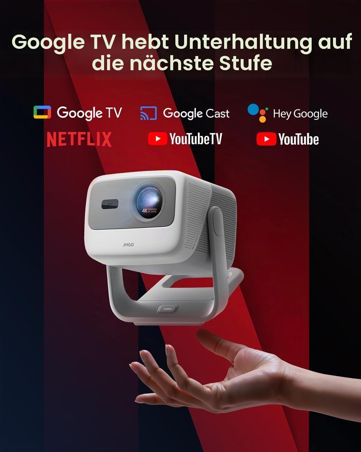 jmgo-n1s-4k-uhd-mini-beamer-mit-projektor-bodenst-nder image 3