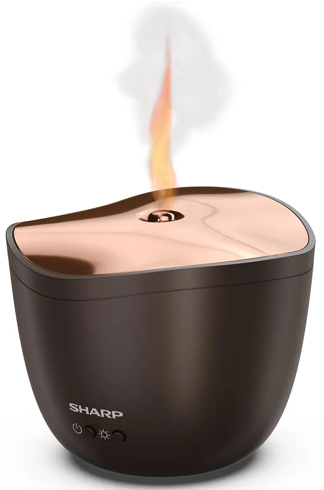 sharp-aroma-diffuser-df-a1e-t-ultraschall-schwarz-ros-gold-200-ml image 1