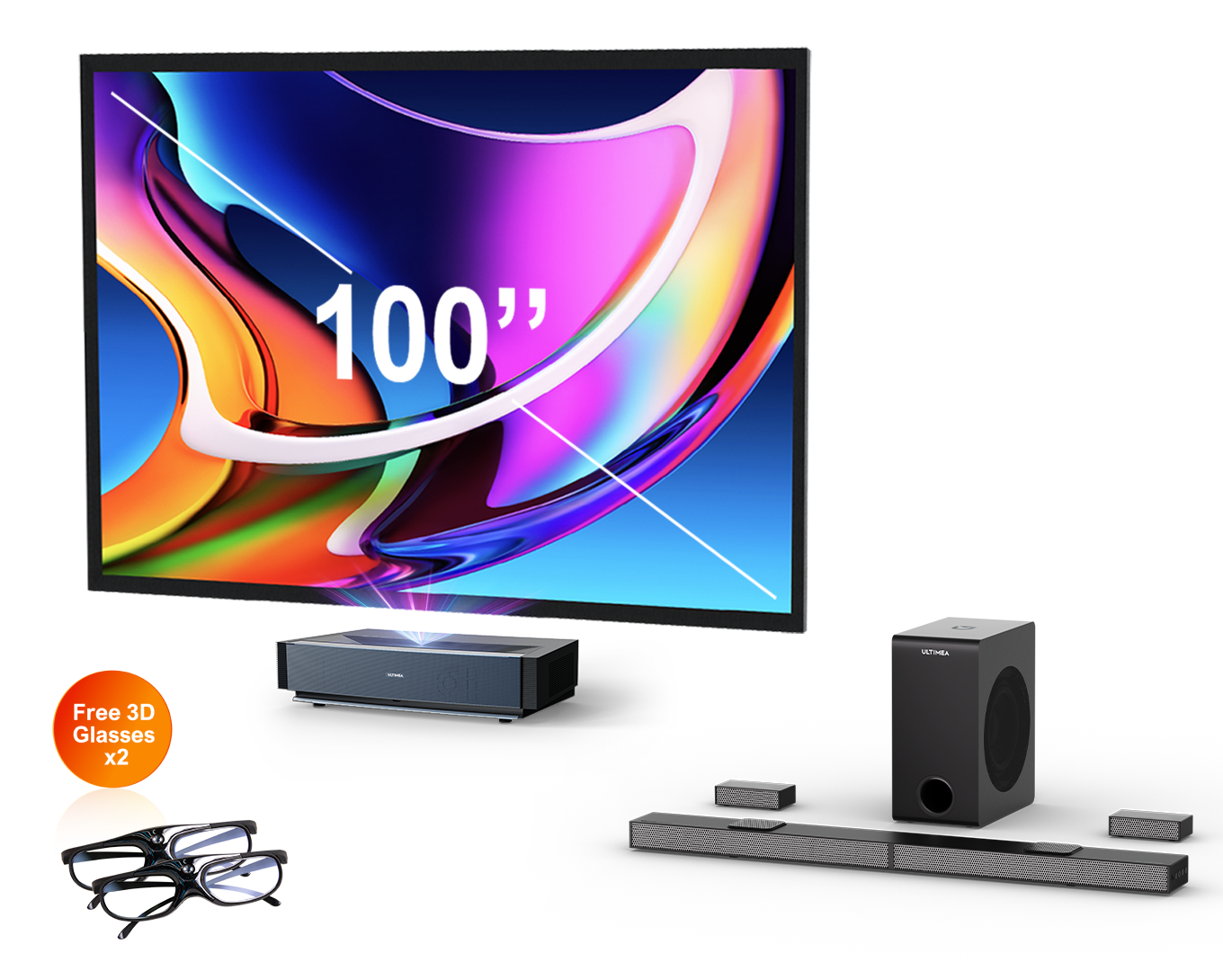 ultimea-thor-t60-laser-tv-nova-s80-100-zoll-leinwand image 1